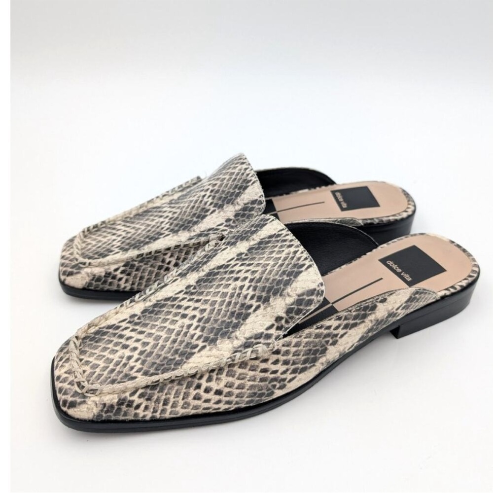 Dolce Vita Snake Print Slip-On Loafers